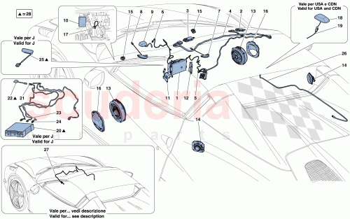 Part Diagram for Ferrari 304672