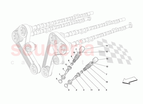 Part Diagram for Ferrari 191232