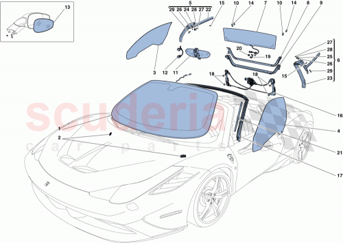Part Diagram for Ferrari 891744