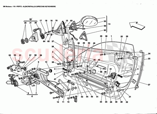 Part Diagram for Ferrari 63205200
