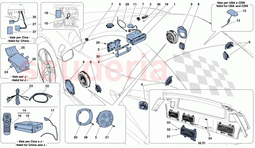 Part Diagram for Ferrari 265843