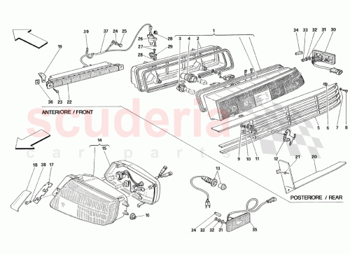 Part Diagram for Ferrari 61994500