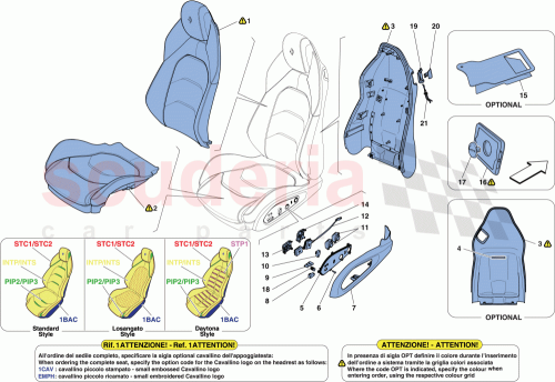 Part Diagram for Ferrari 89397600