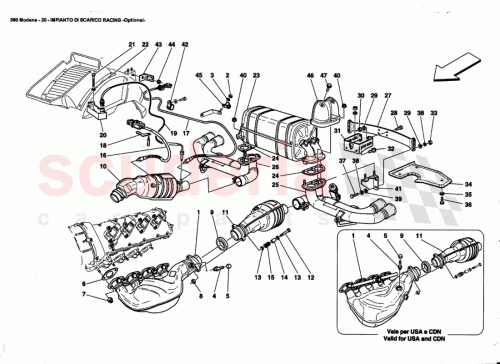 Part Diagram for Ferrari 193467