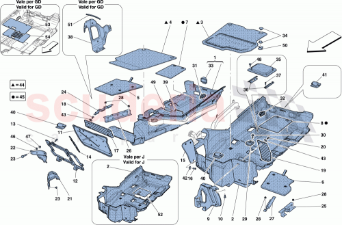 Part Diagram for Ferrari 84917890