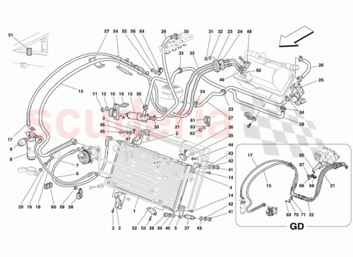 Part Diagram for Ferrari 64894200