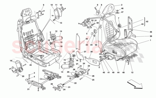 Part Diagram for Ferrari 64929400