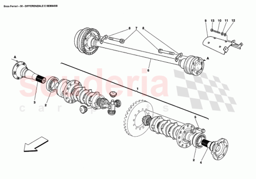 Part Diagram for Ferrari 199055