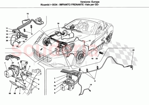 Part Diagram for Ferrari 244792