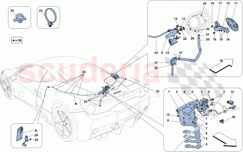 Part Diagram for Ferrari 86046600