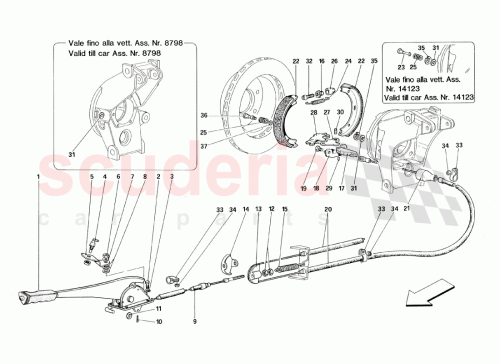 Part Diagram for Ferrari 101282