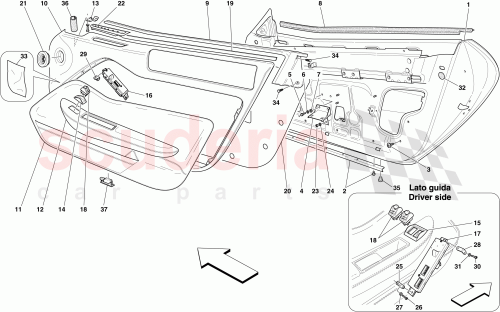 Part Diagram for Ferrari 67129400
