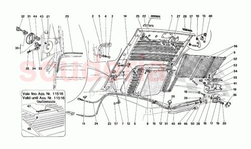 Part Diagram for Ferrari 62781500