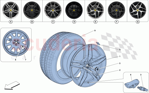 Part Diagram for Ferrari 325261