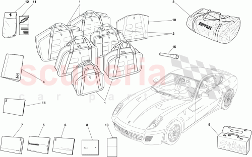 Part Diagram for Ferrari 69981500