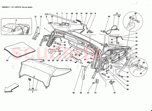 Part Diagram for Ferrari 65268705