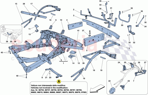 Part Diagram for Ferrari 268207