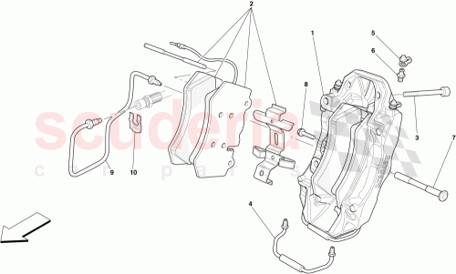 Part Diagram for Ferrari 206192