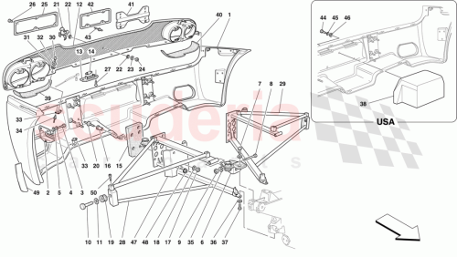 Part Diagram for Ferrari 64178500