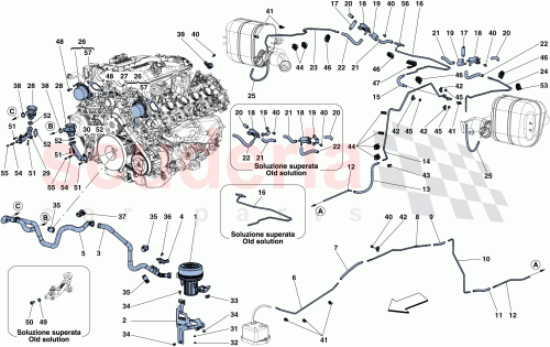 Part Diagram for Ferrari 307534
