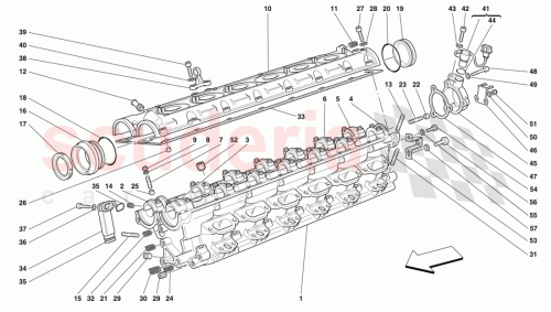 Part Diagram for Ferrari 153193