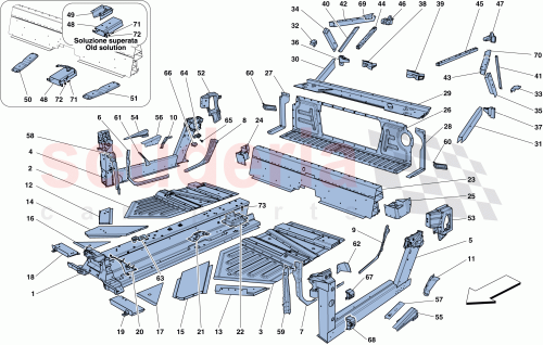 Part Diagram for Ferrari 285740