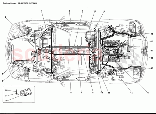 Part Diagram for Ferrari 198395