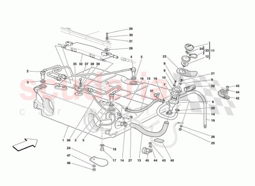 Part Diagram for Ferrari 172995