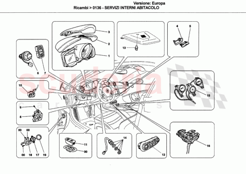 Part Diagram for Ferrari 256604