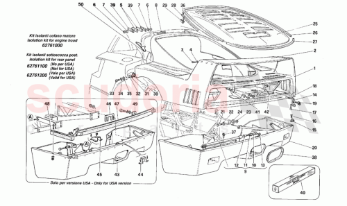 Part Diagram for Ferrari 62900700