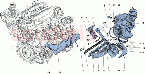 Part Diagram for Ferrari 314780