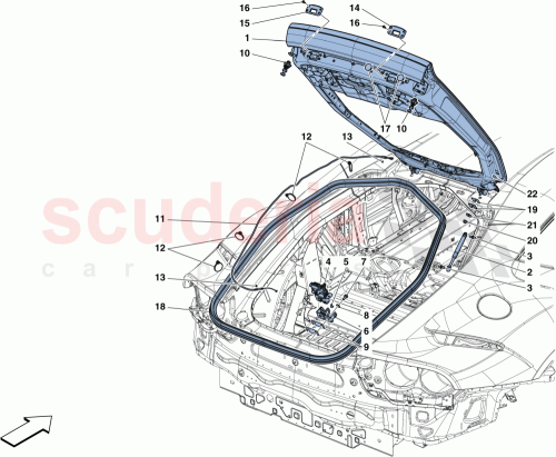 Part Diagram for Ferrari 89377400