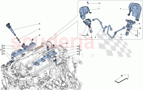 Part Diagram for Ferrari 308319
