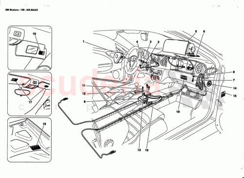 Part Diagram for Ferrari 201888