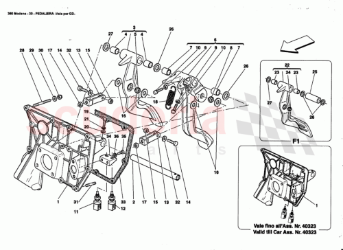 Part Diagram for Ferrari 184388
