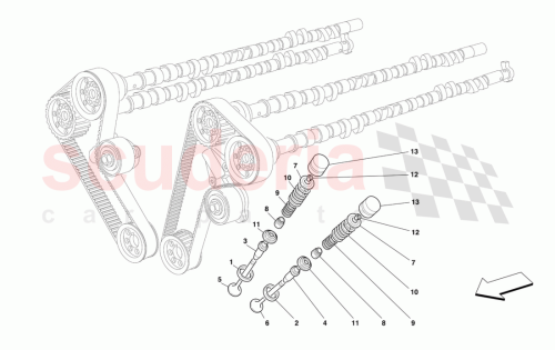 Part Diagram for Ferrari 167387