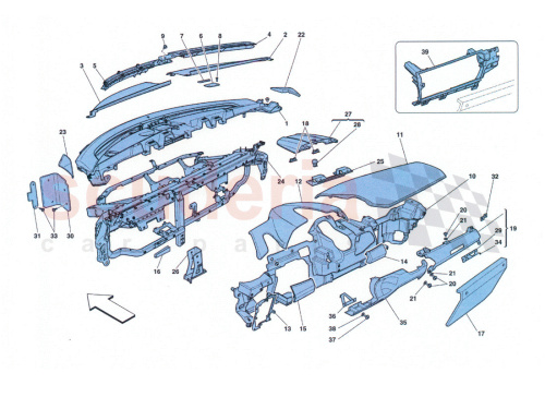 Part Diagram for Ferrari 83983200