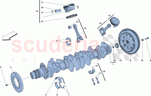 Part Diagram for Ferrari 281741