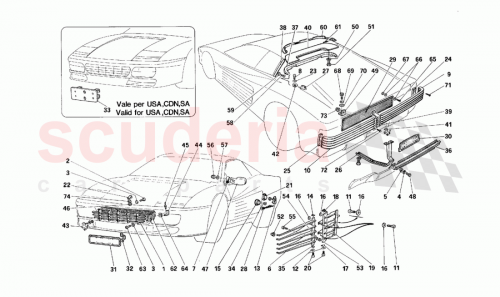 Part Diagram for Ferrari 61575200