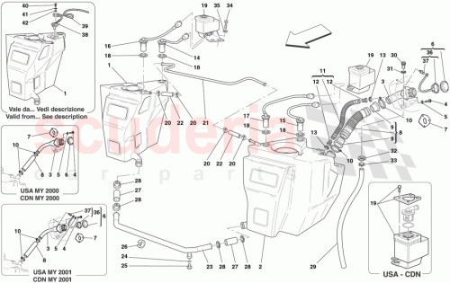 Part Diagram for Ferrari 196484