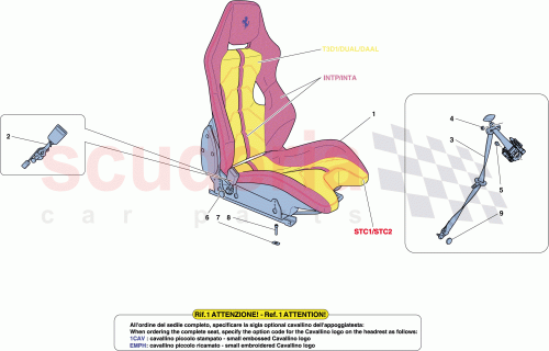 Part Diagram for Ferrari 84935200