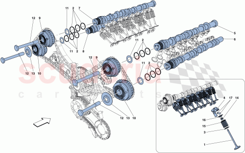 Part Diagram for Ferrari 328694