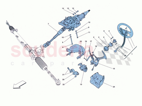 Part Diagram for Ferrari 266400