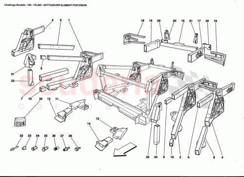 Part Diagram for Ferrari 203115