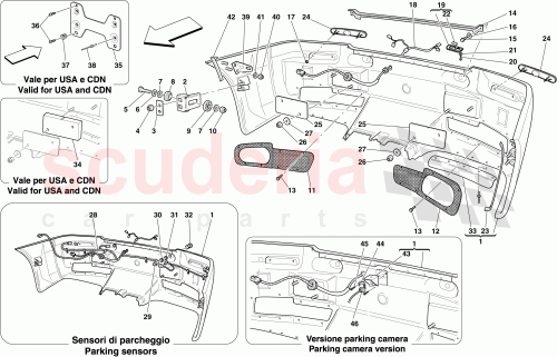 Part Diagram for Ferrari 68114700