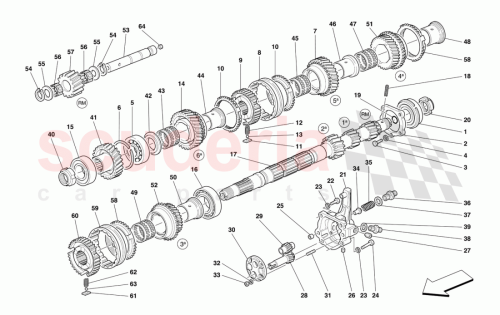 Part Diagram for Ferrari 16044521