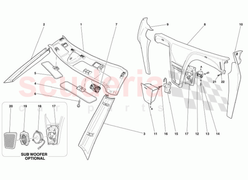 Part Diagram for Ferrari 68870800