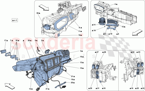Part Diagram for Ferrari 87390400