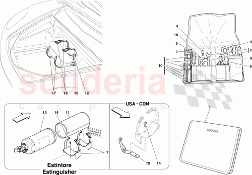 Part Diagram for Ferrari 81078100