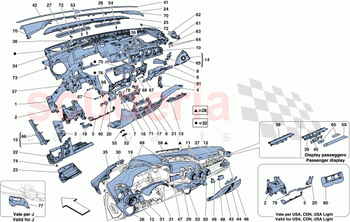 Part Diagram for Ferrari 87645300